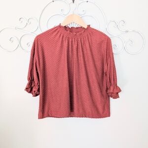 Madewell Swiss Polka Dot Top